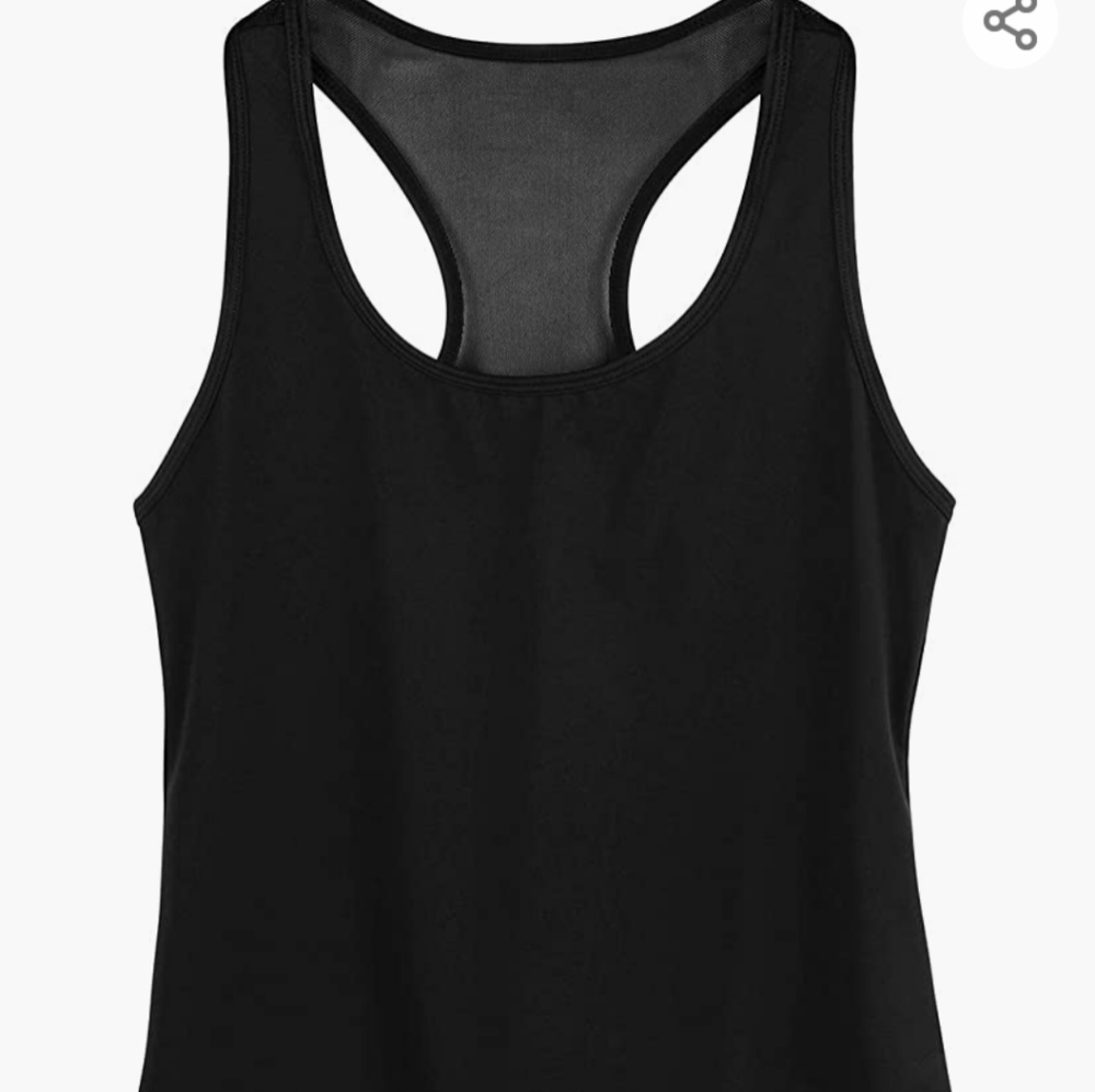 Women's racerback workout tank top